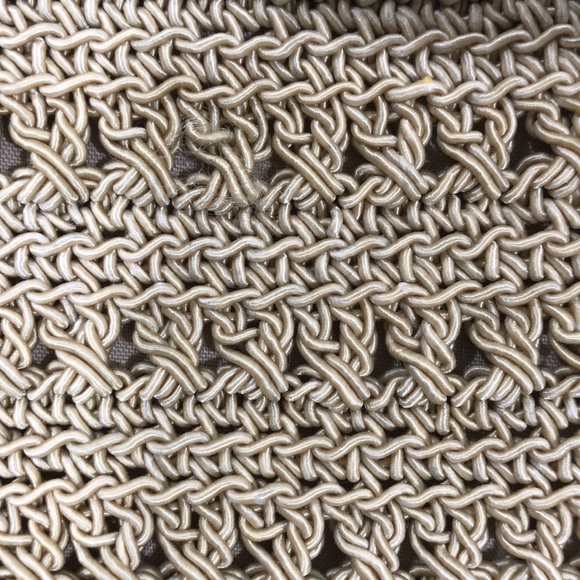 Camel color crochet shoulder / crossbody bag. New or EUC. - Picture 5 of 7